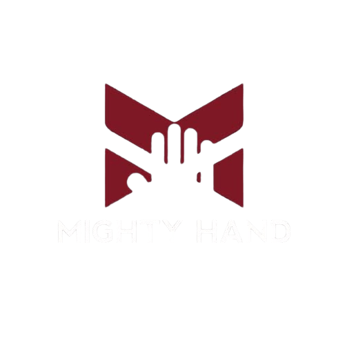 Mighty hand logo